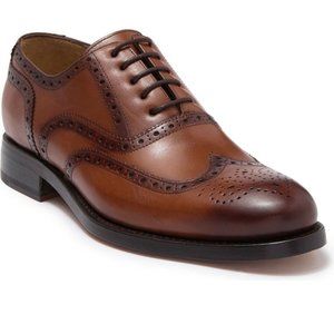 New with Box Sepol Men's Size 13 COGNAC Blake Rapid Brogue Wingtip Oxford